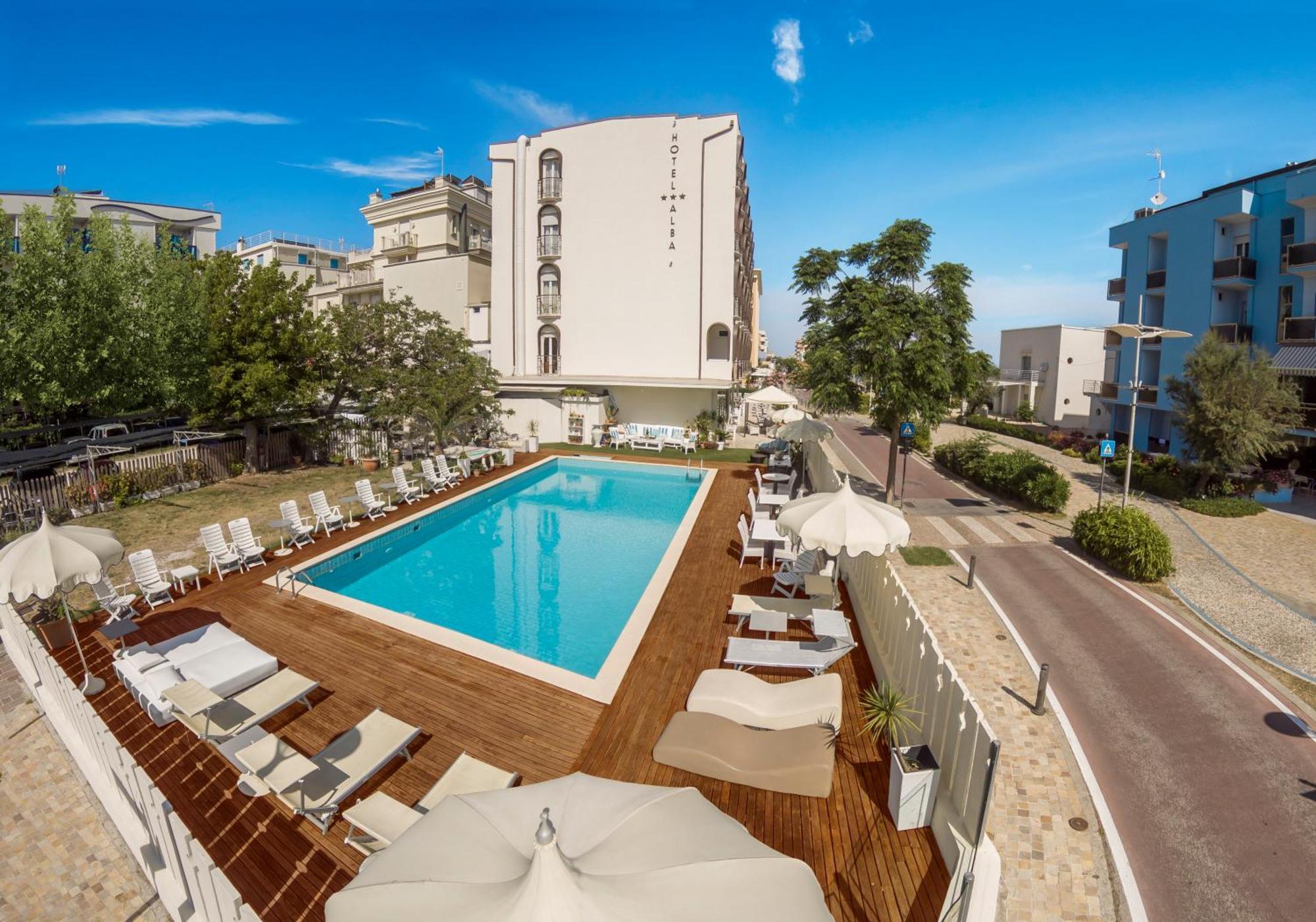 Hotel Alba ميسانو ادرياتيكو المظهر الخارجي الصورة